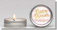Faux Gold and Pink Stripes - Baby Shower Candle Favors thumbnail