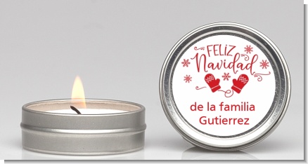 Feliz Navidad - Christmas Candle Favors