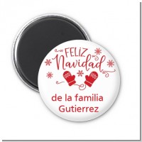 Feliz Navidad - Personalized Christmas Magnet Favors