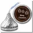 Festive Ornaments - Hershey Kiss Christmas Sticker Labels thumbnail