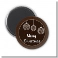 Festive Ornaments - Personalized Christmas Magnet Favors thumbnail
