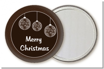 Festive Ornaments - Personalized Christmas Pocket Mirror Favors