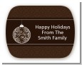Festive Ornaments - Personalized Christmas Rounded Corner Stickers thumbnail