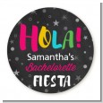 Fiesta - Round Personalized Bridal Shower Sticker Labels thumbnail