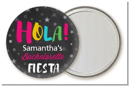 Fiesta - Personalized Bridal Shower Pocket Mirror Favors