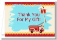 Fire Truck - Birthday Party Thank You Cards thumbnail