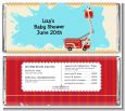 Fire Truck - Personalized Baby Shower Candy Bar Wrappers thumbnail