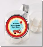 Fire Truck - Personalized Birthday Party Candy Jar