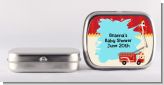 Fire Truck - Personalized Baby Shower Mint Tins