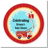 Fire Truck - Personalized Baby Shower Table Confetti