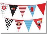 Future Firefighter - Baby Shower Themed Pennant Set