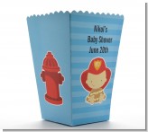 Future Firefighter - Personalized Baby Shower Popcorn Boxes