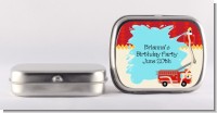 Fire Truck - Personalized Birthday Party Mint Tins