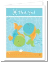 Fish | Pisces Horoscope - Baby Shower Thank You Cards