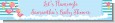 Flamingo - Personalized Baby Shower Banners thumbnail