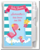 Flamingo - Baby Shower Personalized Notebook Favor