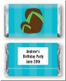 Flip Flops Boy Pool Party - Personalized Birthday Party Mini Candy Bar Wrappers thumbnail