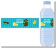 Flip Flops Boy Pool Party - Personalized Birthday Party Water Bottle Labels thumbnail