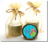 Flip Flops Girl Pool Party - Birthday Party Gold Tin Candle Favors