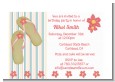 Flip Flops - Birthday Party Petite Invitations thumbnail