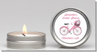 Floral Bicycle - Bridal Shower Candle Favors