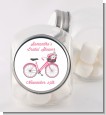 Floral Bicycle - Personalized Bridal Shower Candy Jar thumbnail