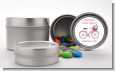 Floral Bicycle - Custom Bridal Shower Favor Tins thumbnail