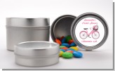 Floral Bicycle - Custom Bridal Shower Favor Tins