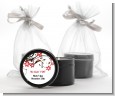 Floral Blossom - Bridal Shower Black Candle Tin Favors thumbnail