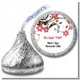 Floral Blossom - Hershey Kiss Bridal Shower Sticker Labels thumbnail