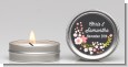 Floral Motif Pink - Bridal Shower Candle Favors thumbnail