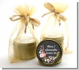 Floral Motif Pink - Bridal Shower Gold Tin Candle Favors thumbnail