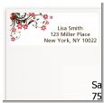 Floral Blossom - Bridal Shower Return Address Labels thumbnail