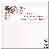 Floral Blossom - Bridal Shower Return Address Labels
