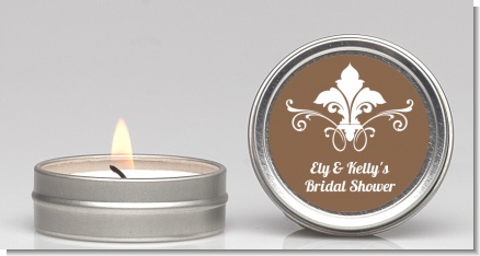 Fluer de Lis - Bridal Shower Candle Favors