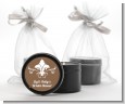 Fluer De Lis - Bridal Shower Black Candle Tin Favors thumbnail