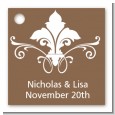 Fluer De Lis - Personalized Bridal Shower Card Stock Favor Tags thumbnail