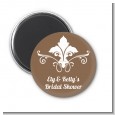 Fluer De Lis - Personalized Bridal Shower Magnet Favors thumbnail