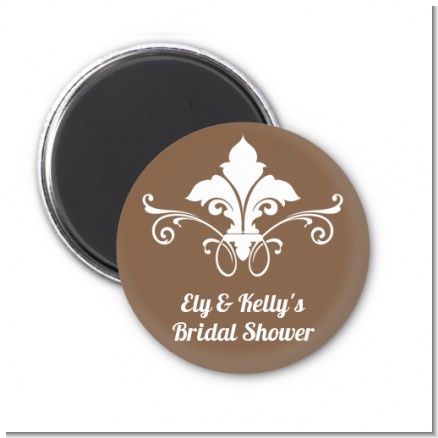 Fluer De Lis - Personalized Bridal Shower Magnet Favors