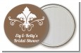 Fluer De Lis - Personalized Bridal Shower Pocket Mirror Favors thumbnail