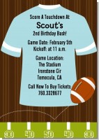 Football - Birthday Party Invitations