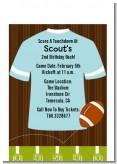 Football - Birthday Party Petite Invitations