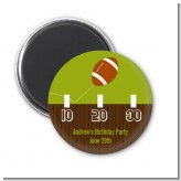 Football - Personalized Birthday Party Magnet Favors