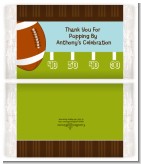 Football - Personalized Popcorn Wrapper Birthday Party Favors