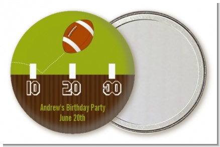 Football - Personalized Birthday Party Pocket Mirror Favors