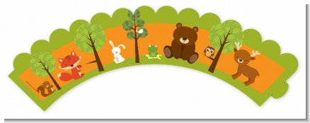 Forest Animals - Baby Shower Cupcake Wrappers