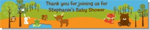 Forest Animals - Personalized Baby Shower Banners