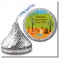Forest Animals - Hershey Kiss Baby Shower Sticker Labels thumbnail