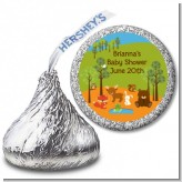 Forest Animals - Hershey Kiss Baby Shower Sticker Labels