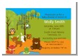 Forest Animals - Baby Shower Petite Invitations thumbnail